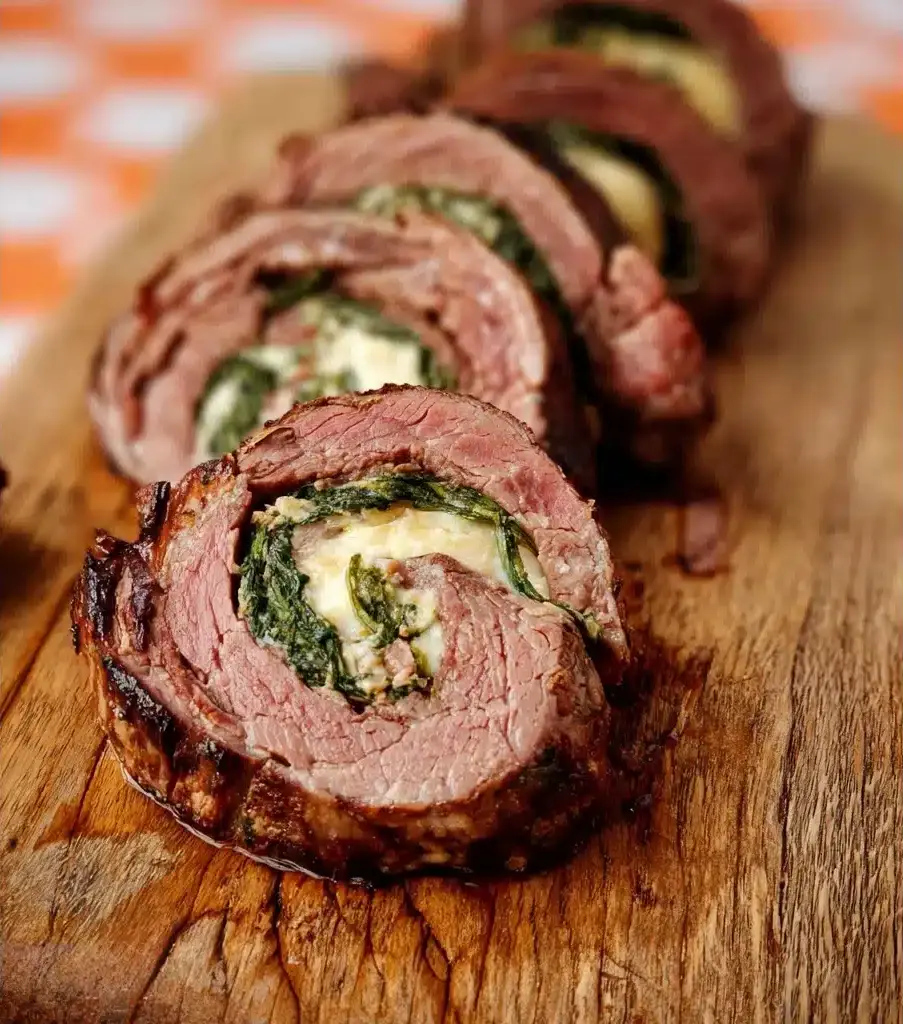 Grilled Steak Pinwheels Recipe