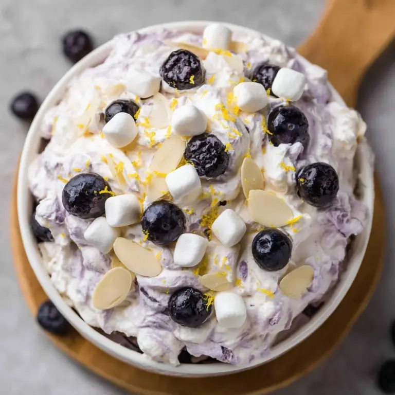 Lemon Blueberry Fluff Salad Recipe