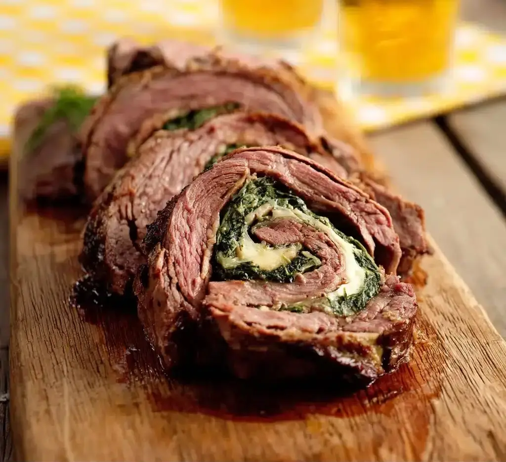 Grilled Steak Pinwheels Recipe
