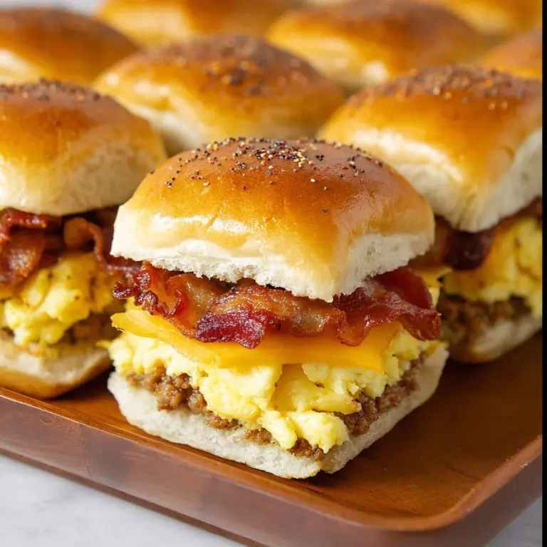 Bacon Egg Sliders Recipe