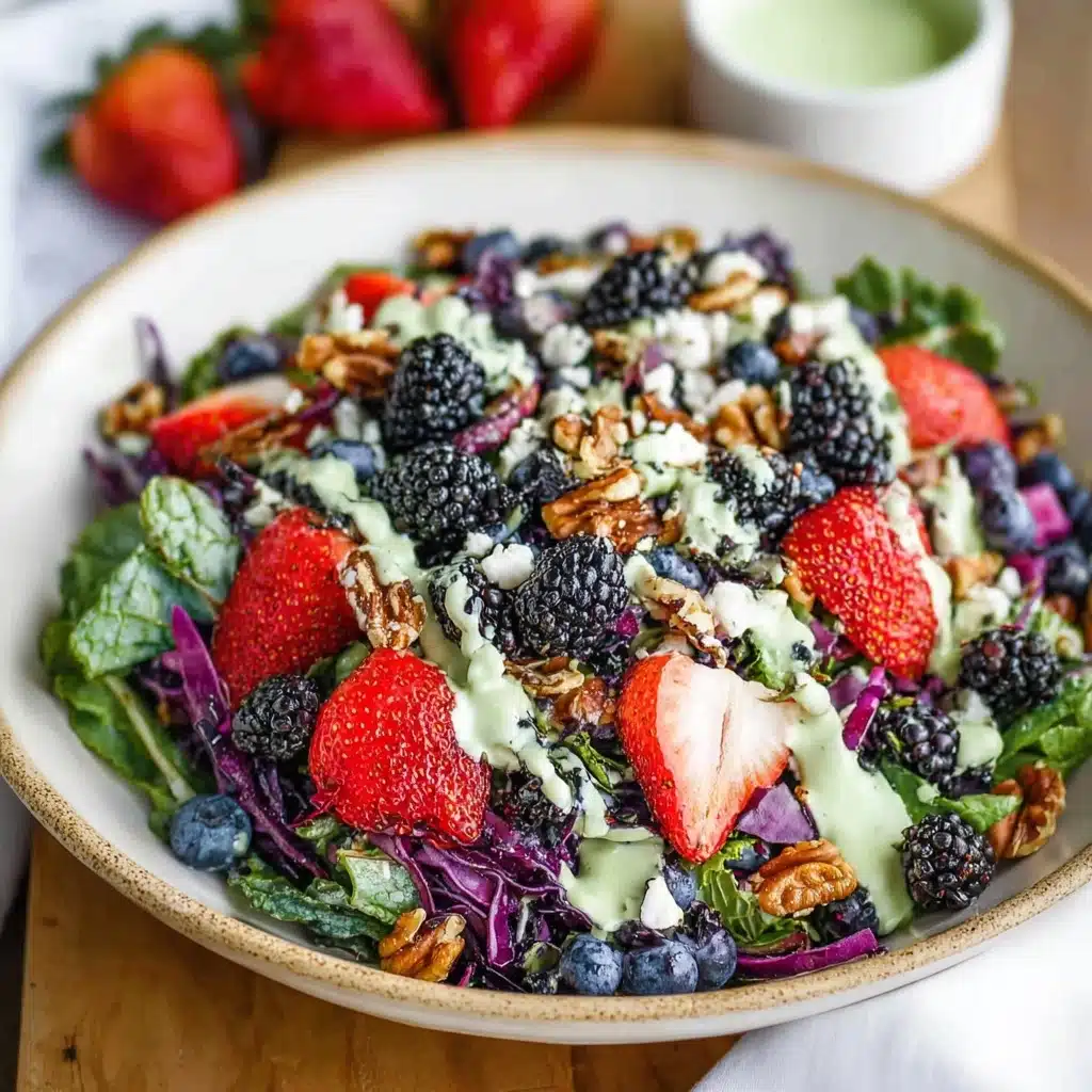 Superfood Berry Lemon Herb Salad Recipe - Recipe Image