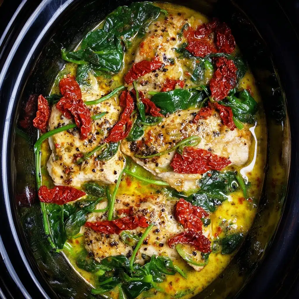 Crockpot Tuscan Chicken Recipe - Recipe Image