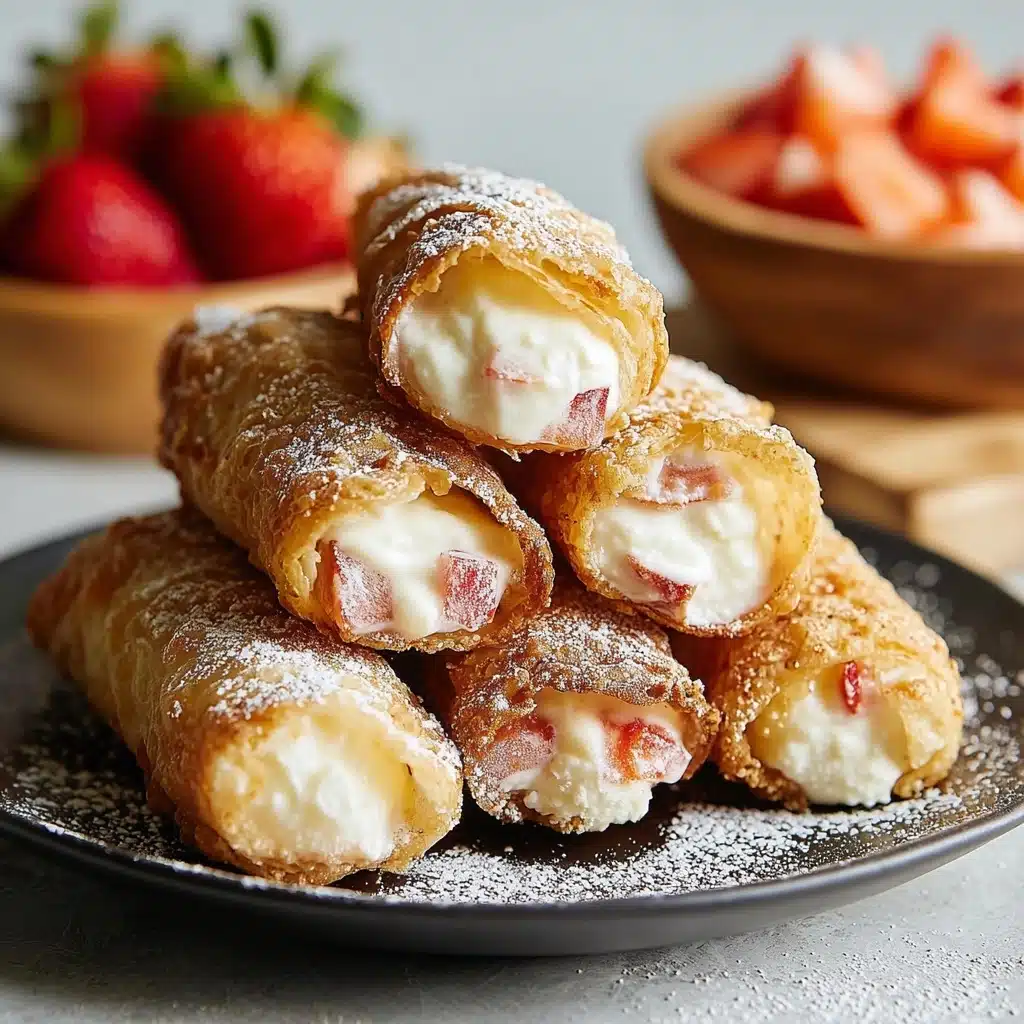 Cheesecake Egg Rolls Recipe - Recipe Image