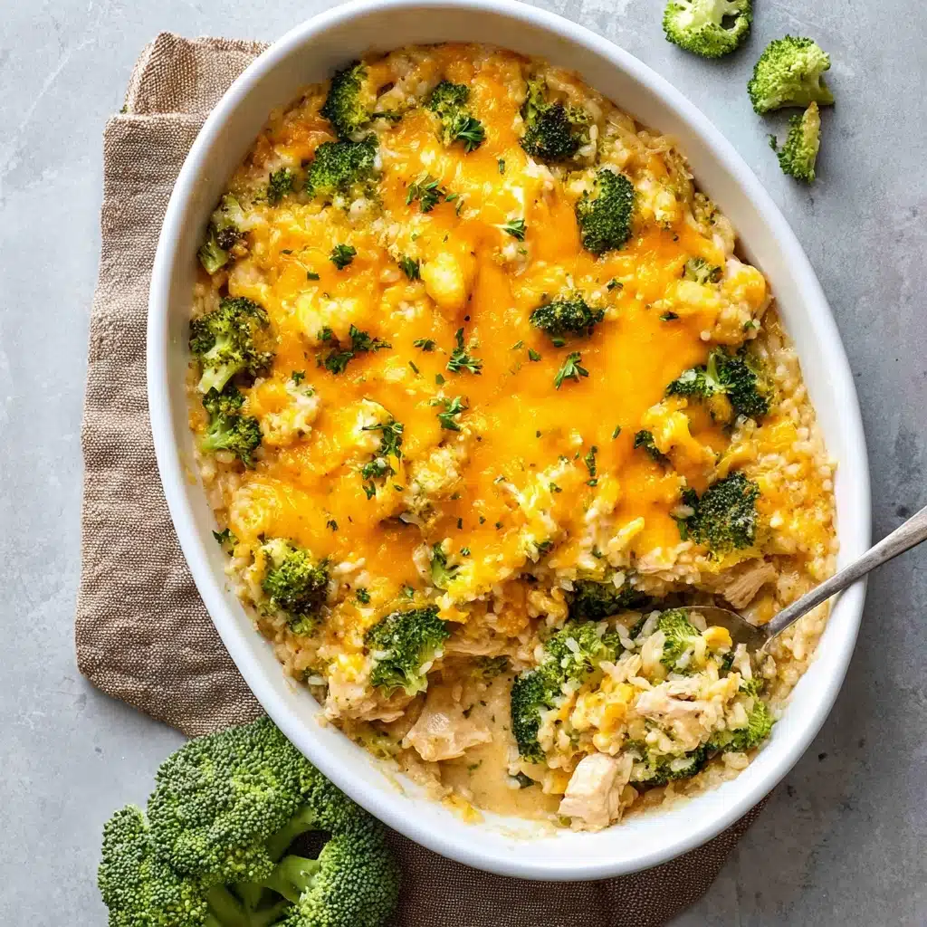 Easy Chicken Broccoli Rice Casserole Recipe