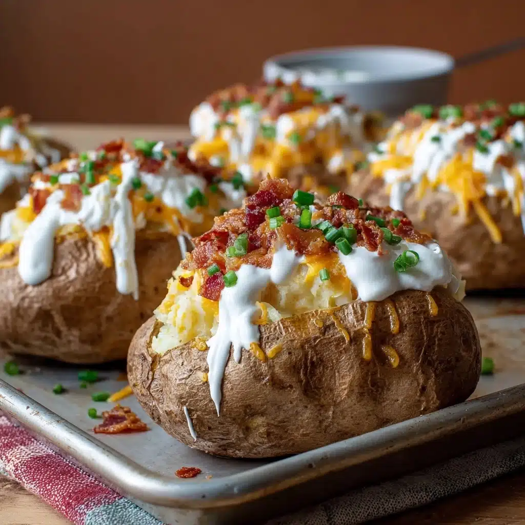 Crack Chicken Stuffed Baked Potatoes Recipe - Recipe Image