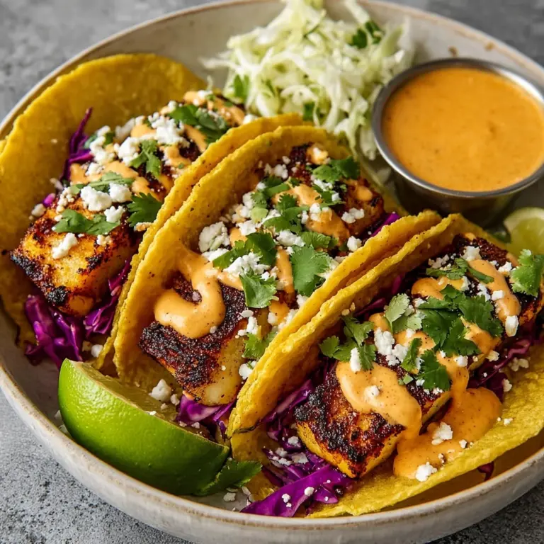 Blackened Fish Tacos Recipe