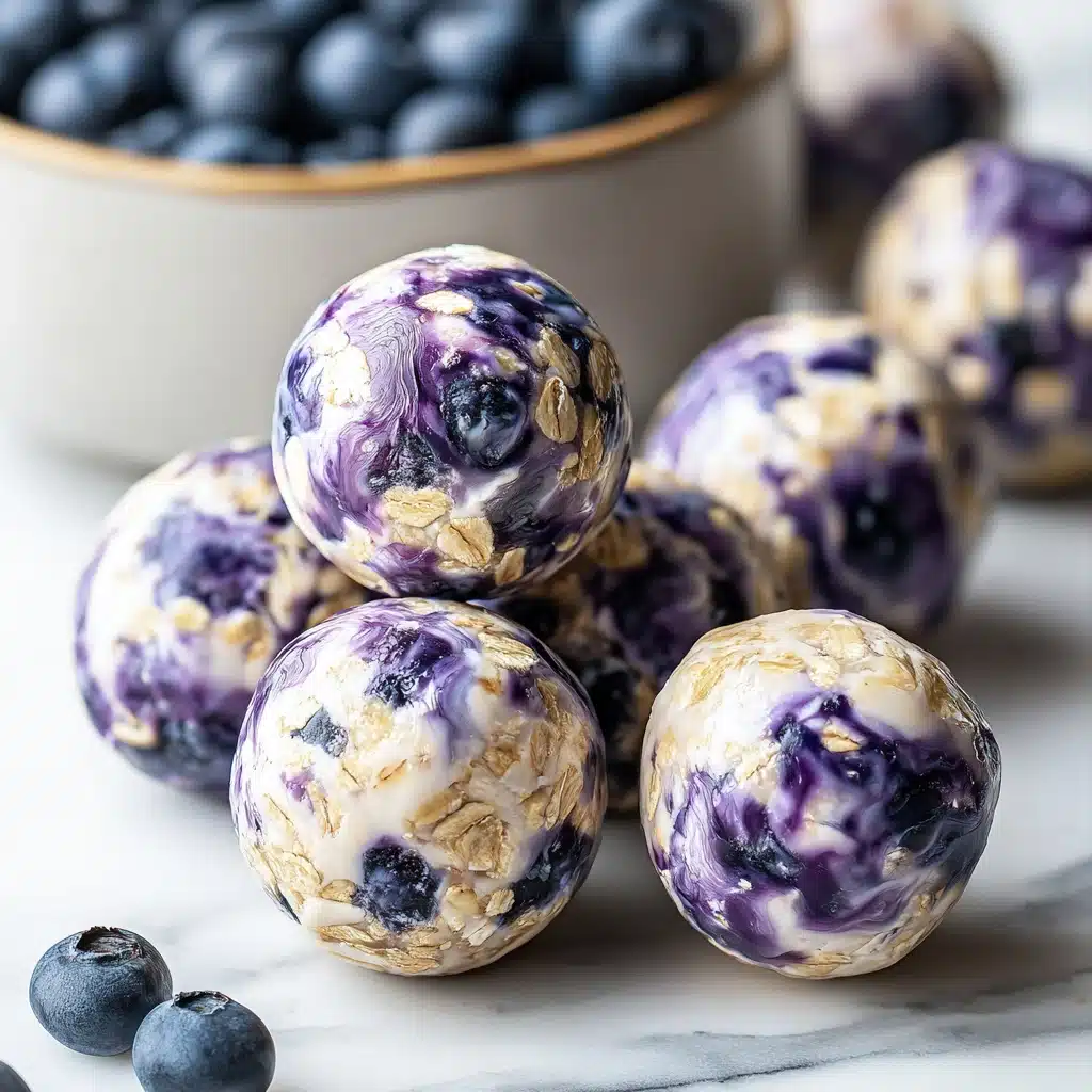 Blueberry Cheesecake Protein Bites Recipe - Recipe Image