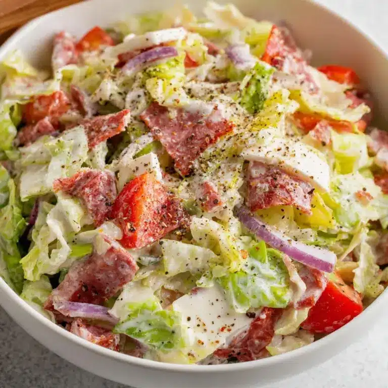Italian Grinder Salad (Chopped Sub Salad) Recipe