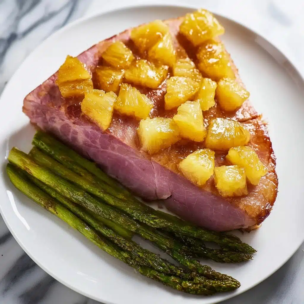 Air Fryer Ham Steak Recipe - Recipe Image