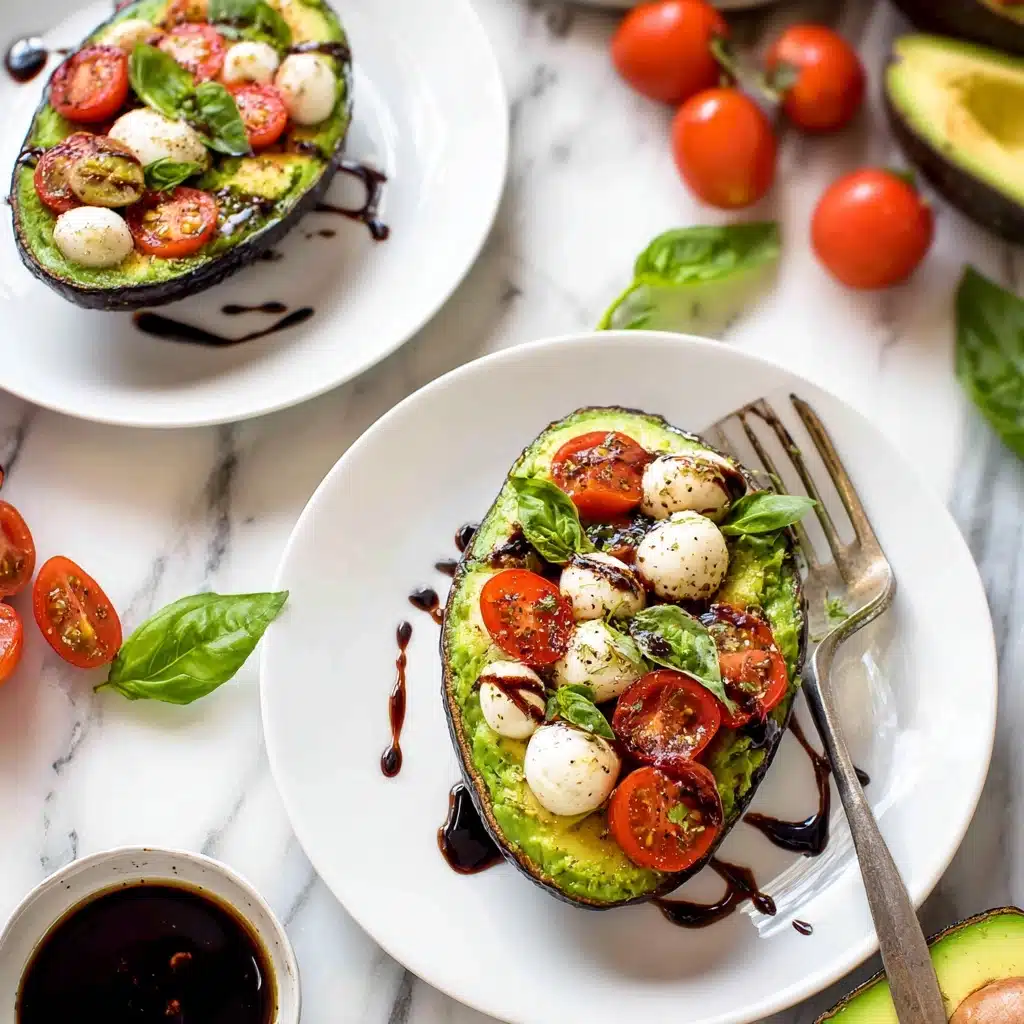 Caprese Stuffed Avocados Recipe