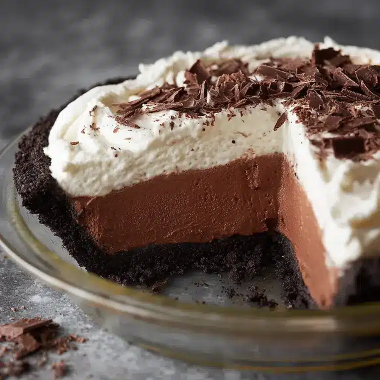 No-Bake Chocolate Cream Pie Recipe