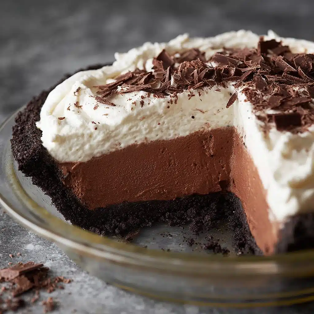 No-Bake Chocolate Cream Pie Recipe