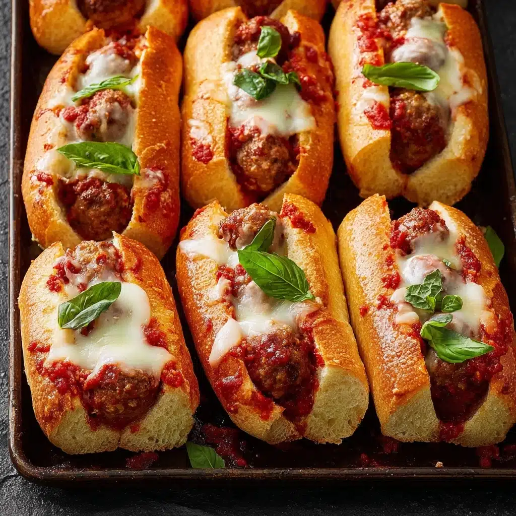 Easy Italian Meatball Sub Sandwiches Recipe