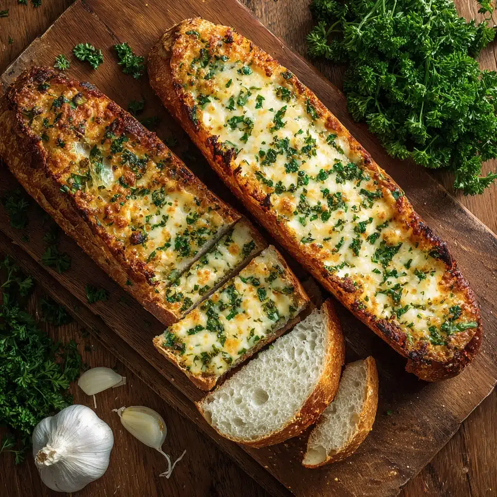 Cheesy Garlic Bread Recipe