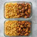 High-Protein Honey Garlic Butter Chicken with Mac & Cheese Recipe
