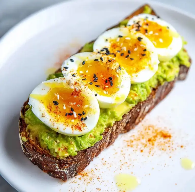 Simple Avocado Toast With Egg Recipe