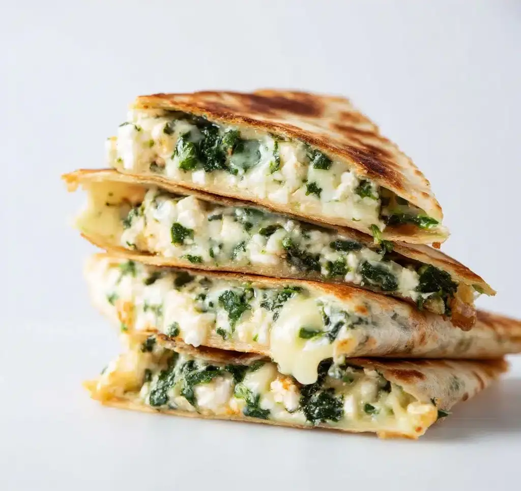 Feta Cheese Quesadilla Recipe With Garlic And Herbs Recipe - Recipe Image