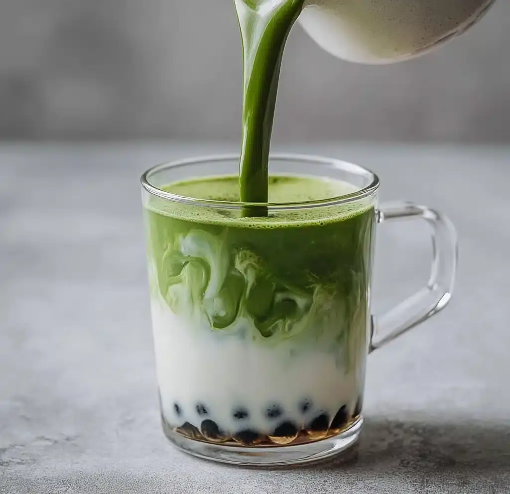 Matcha Boba Tea Recipe - Recipe Image
