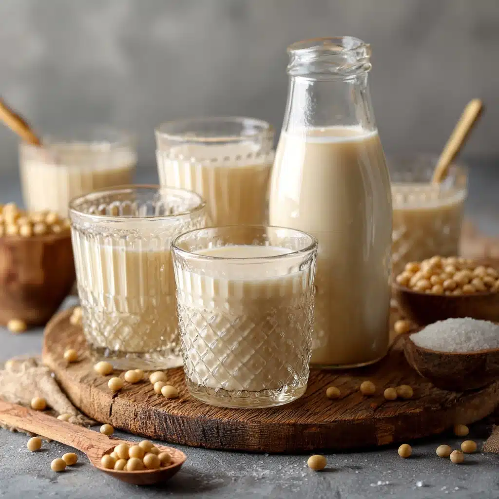 How to make soy milk Recipe - Recipe Image