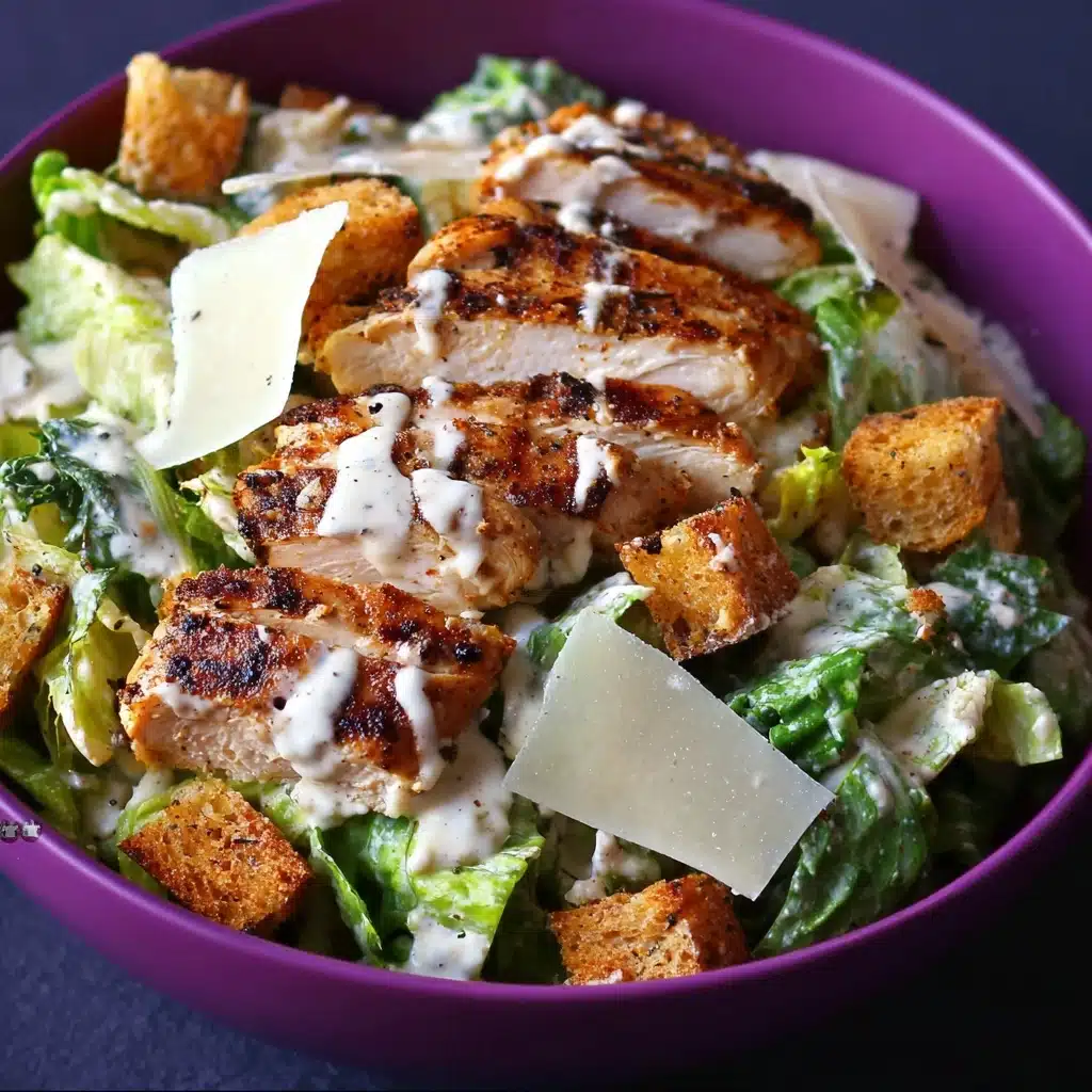 Spicy Chicken Caesar Salad Recipe - Recipe Image