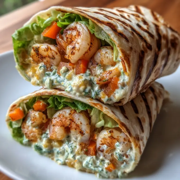 Grilled Shrimp Caesar Wraps Recipe