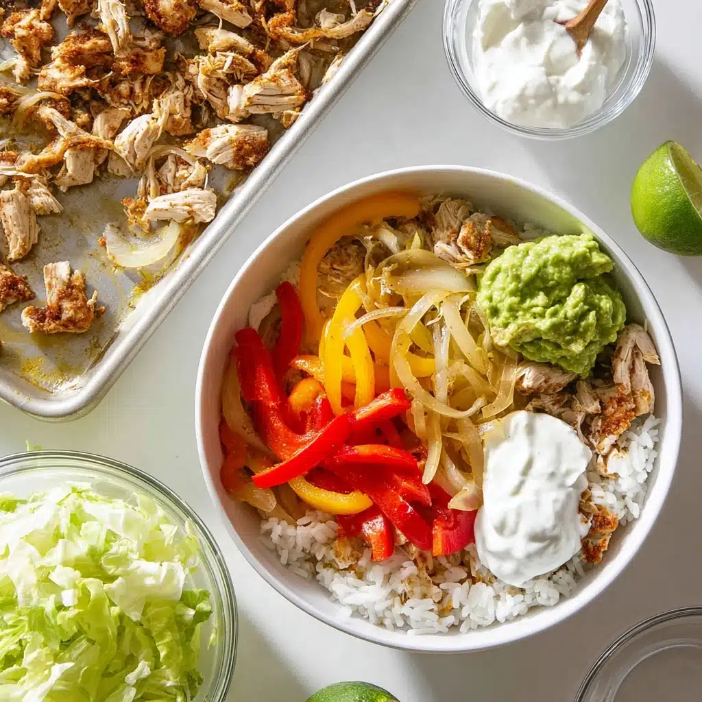 Chicken Fajita Rice Bowl Recipe - Recipe Image