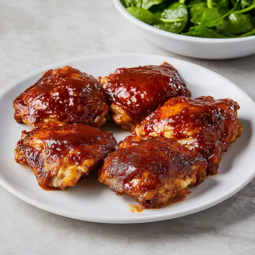 Air Fryer BBQ Chicken Thighs Recipe - Recipe Image