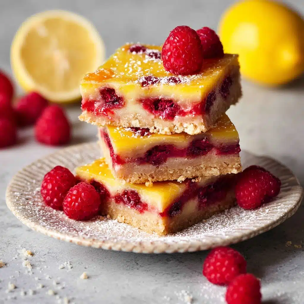Raspberry Lemon Bars Recipe - Recipe Image