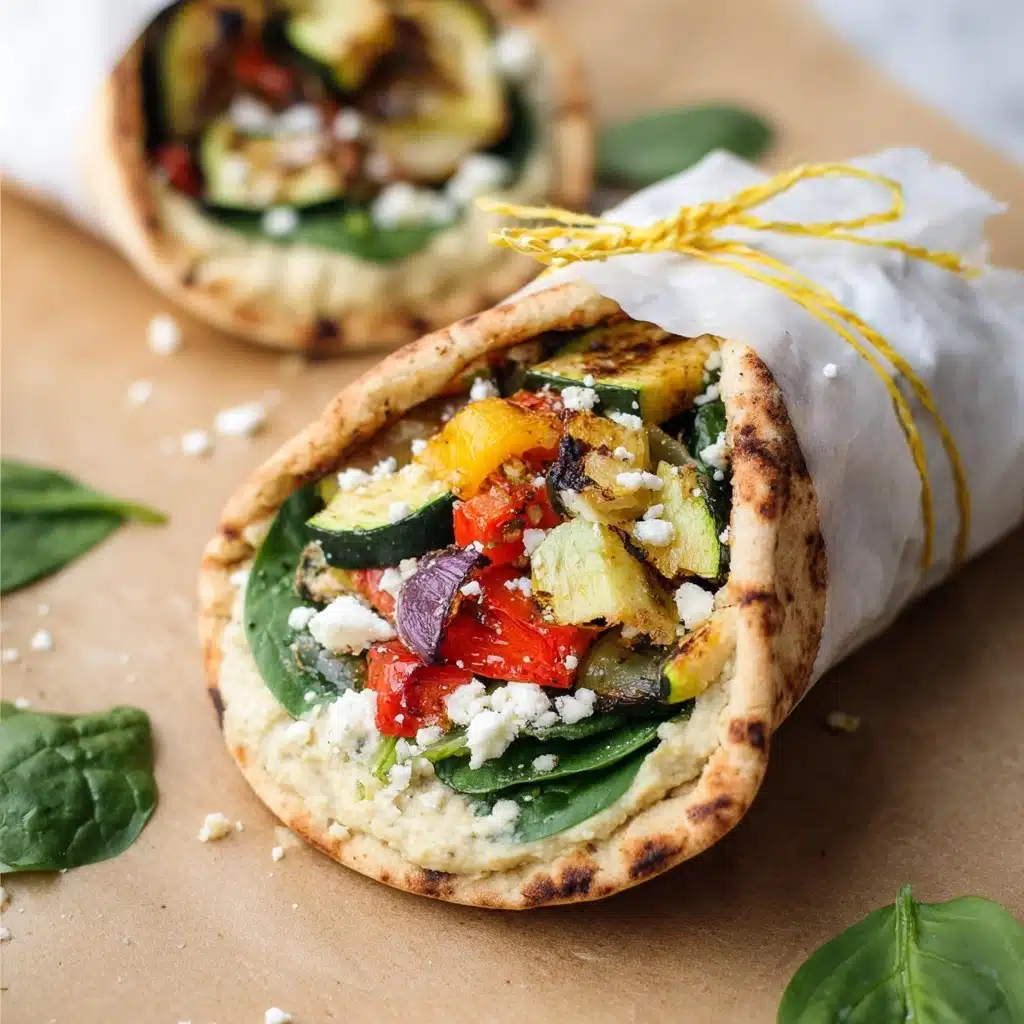 Hummus Pita Sandwiches Recipe - Recipe Image