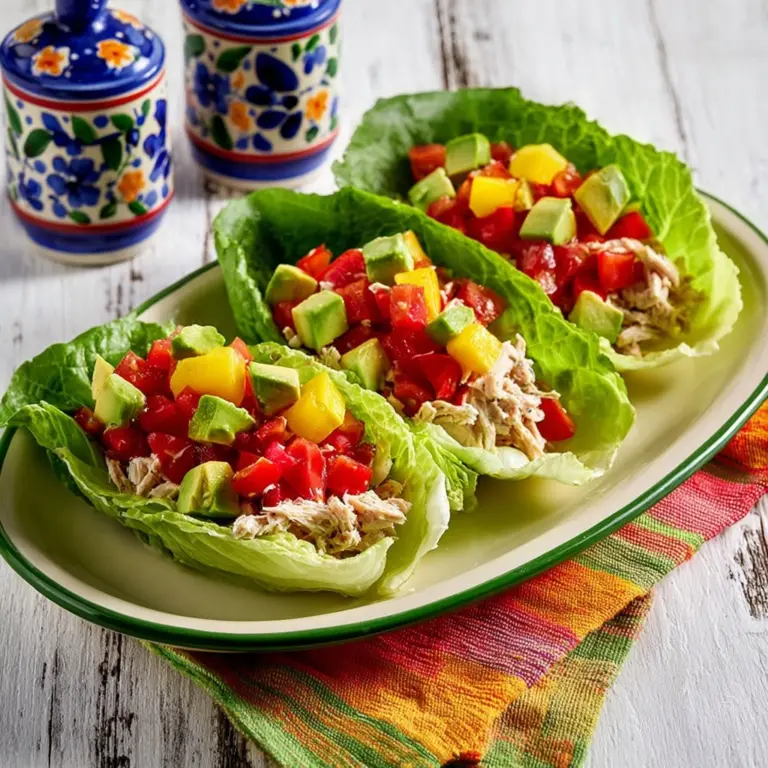Tuna Salad Lettuce Wraps Recipe