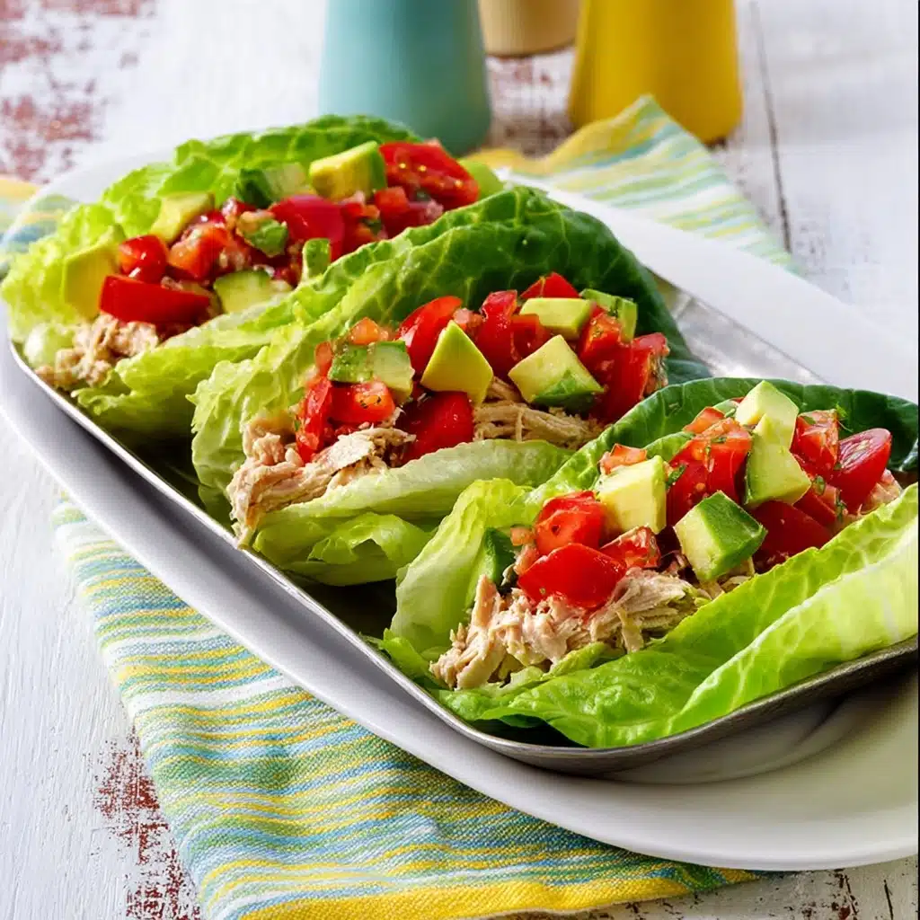 Tuna Salad Lettuce Wraps Recipe - Recipe Image
