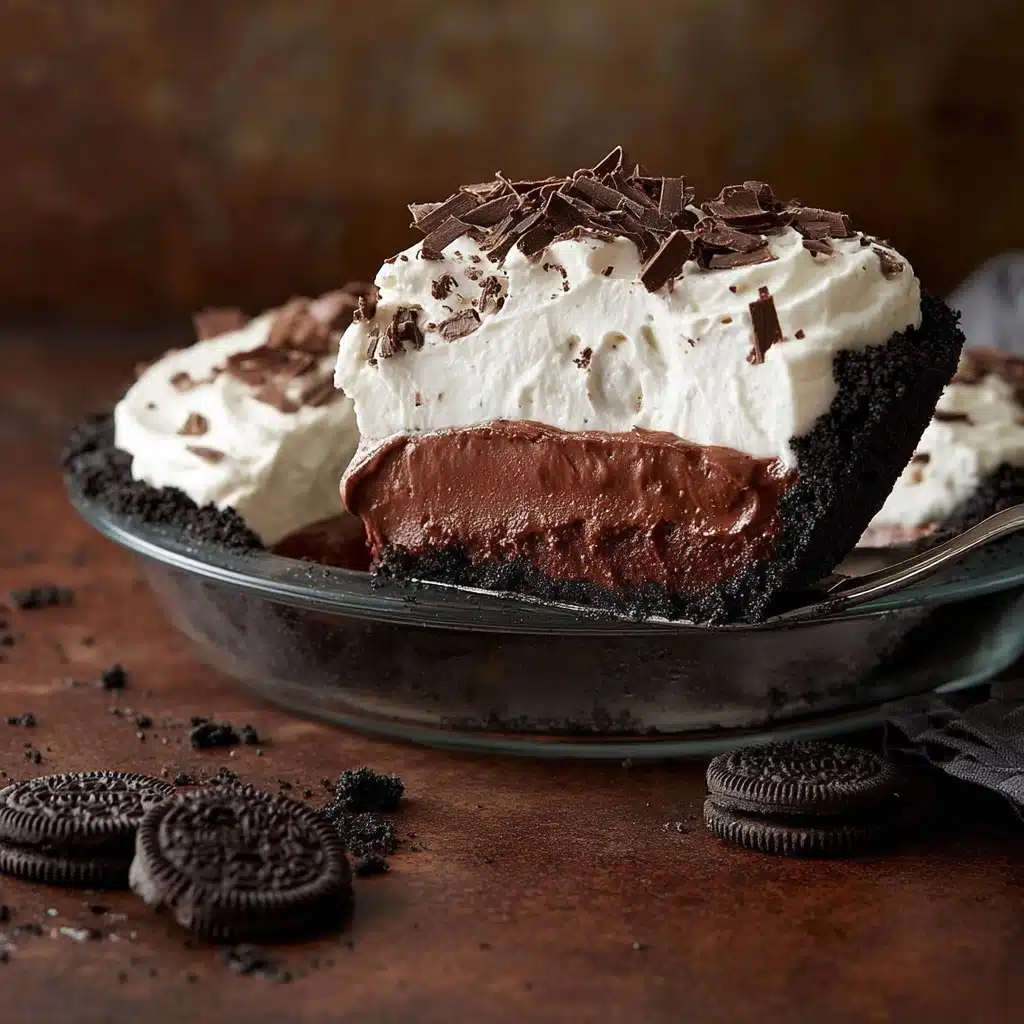 No-Bake Chocolate Cream Pie Recipe - Recipe Image