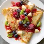 Healthy Oat Flour Crepes Recipe