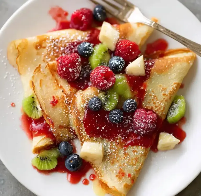 Healthy Oat Flour Crepes Recipe