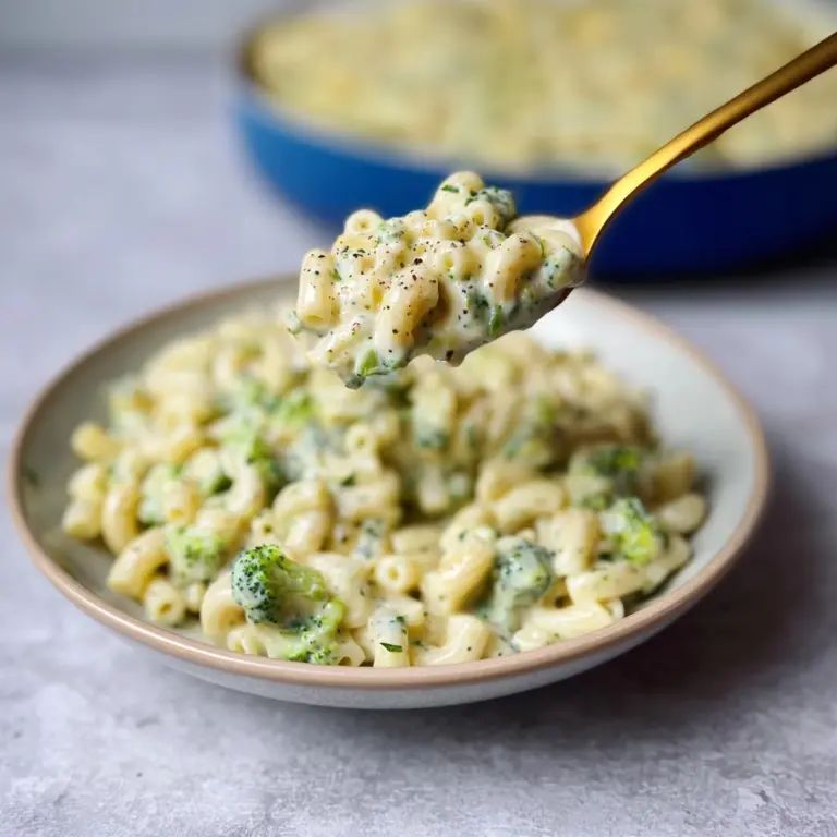 Cheesy and Creamy Broccoli Pasta Recipe