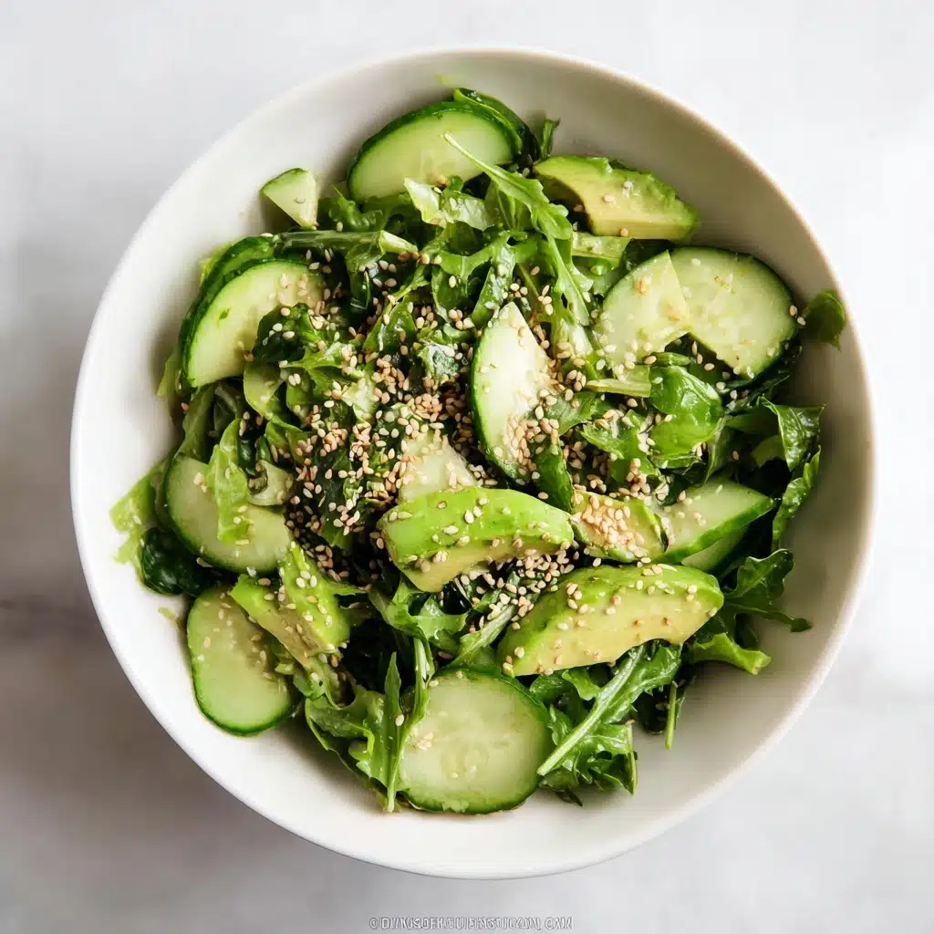 Cucumber, Avocado And Arugula Salad Recipe