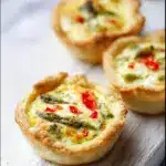 Roasted Red Pepper Asparagus Mini Tarts Recipe