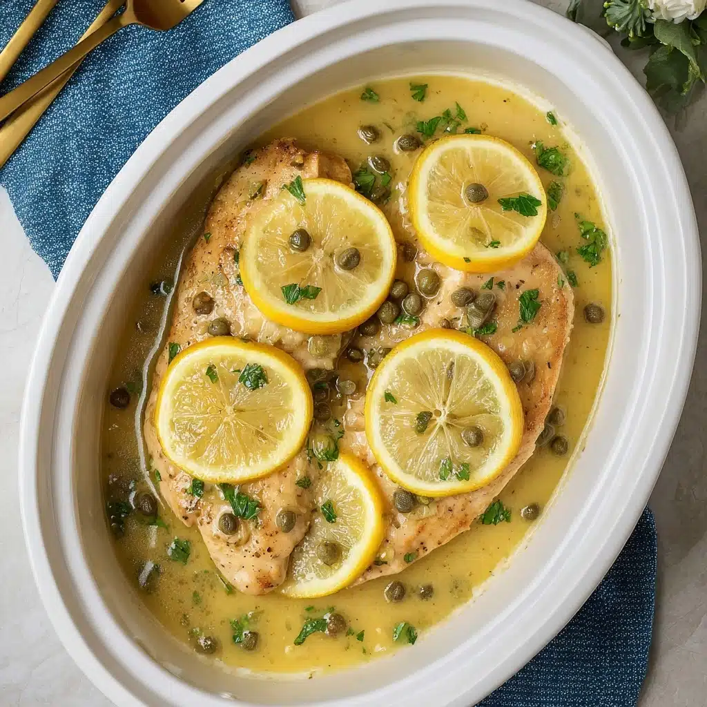 Slow Cooker Chicken Piccata Recipe - Recipe Image