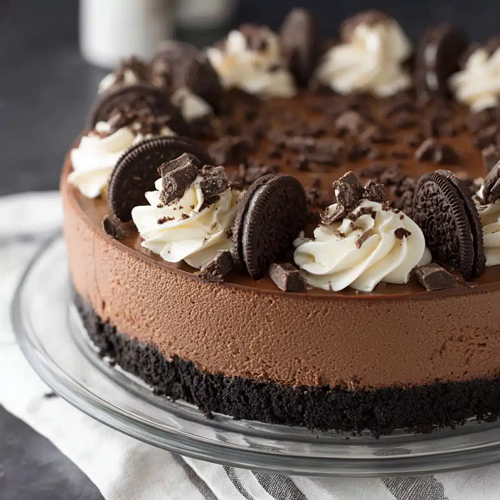 Oreo Mousse Cake Recipe - Recipe Image