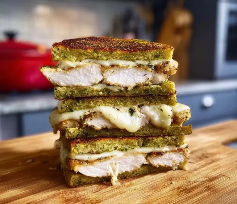 Crispy Grilled Chicken Grilled Cheese Sandwich Recipe