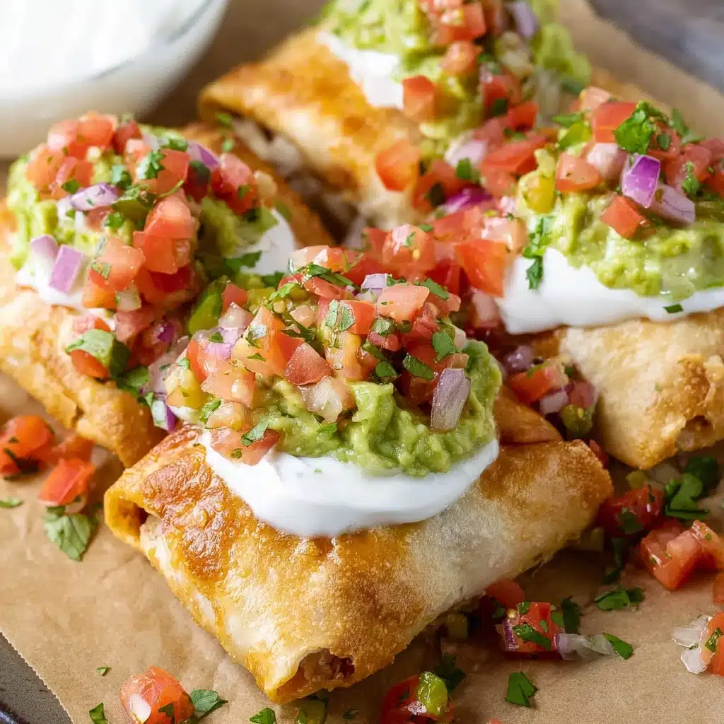 Baked Chicken Chimichanga Recipe - Recipe Image