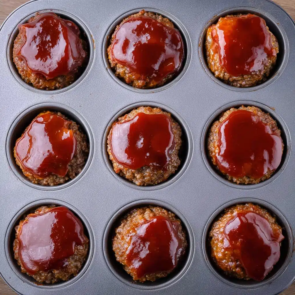 Mini Muffin Tin Meatloaves Recipe - Recipe Image