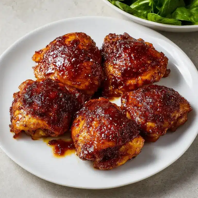 Air Fryer BBQ Chicken Thighs Recipe