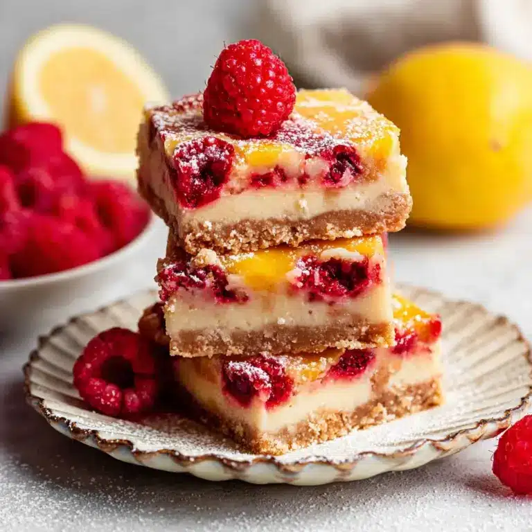 Raspberry Lemon Bars Recipe