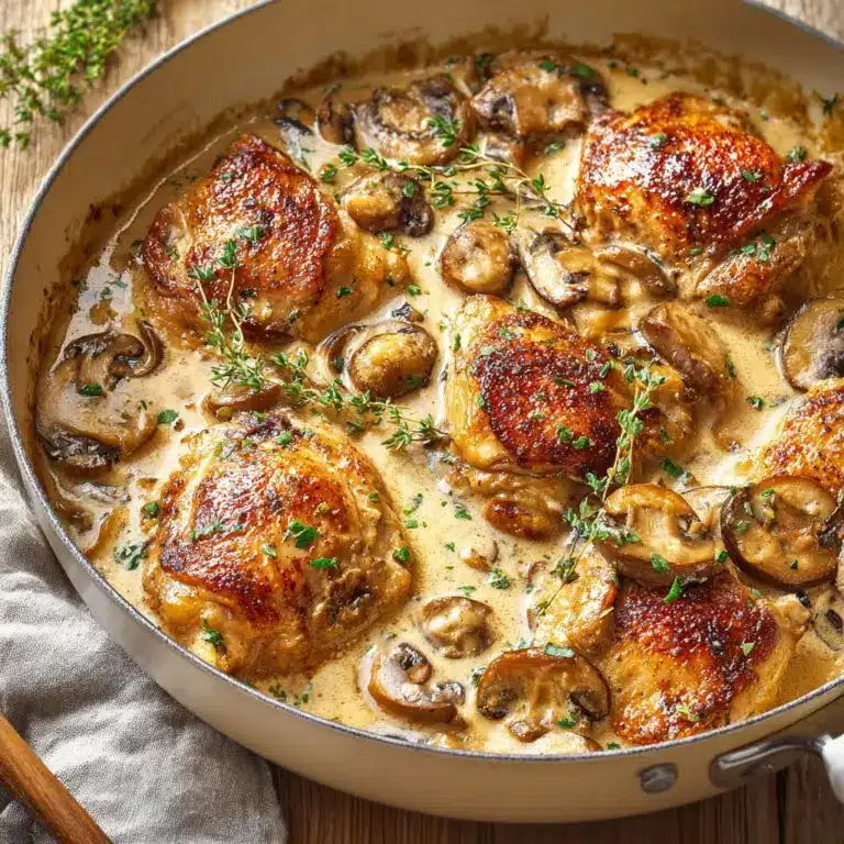 Creamy Chicken and Mushroom Bake Recipe