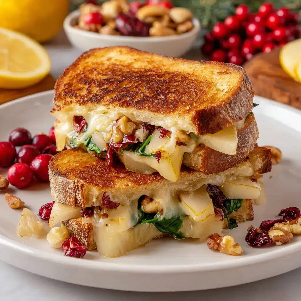 Pear & Brie Grilled Cheese Sandwich Recipe - Recipe Image
