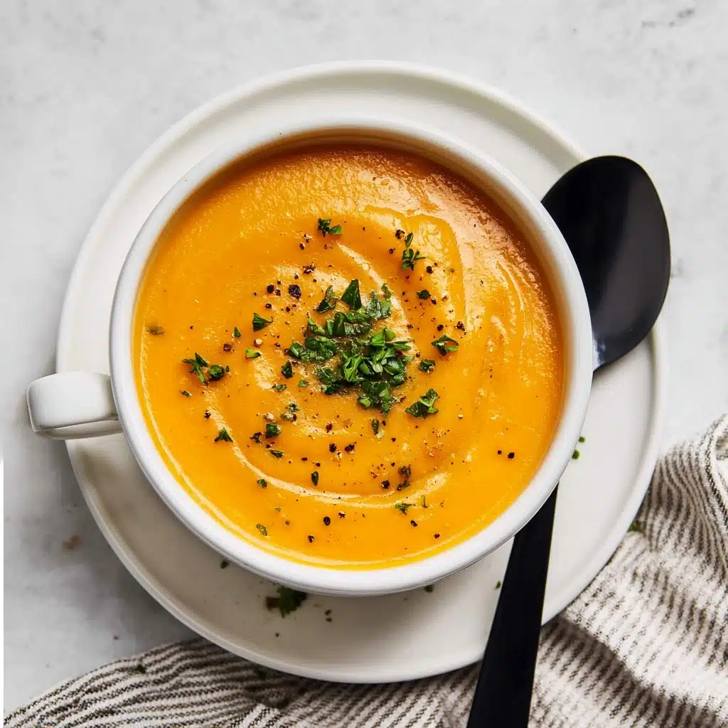 Zesty Carrot Ginger Soup Recipe