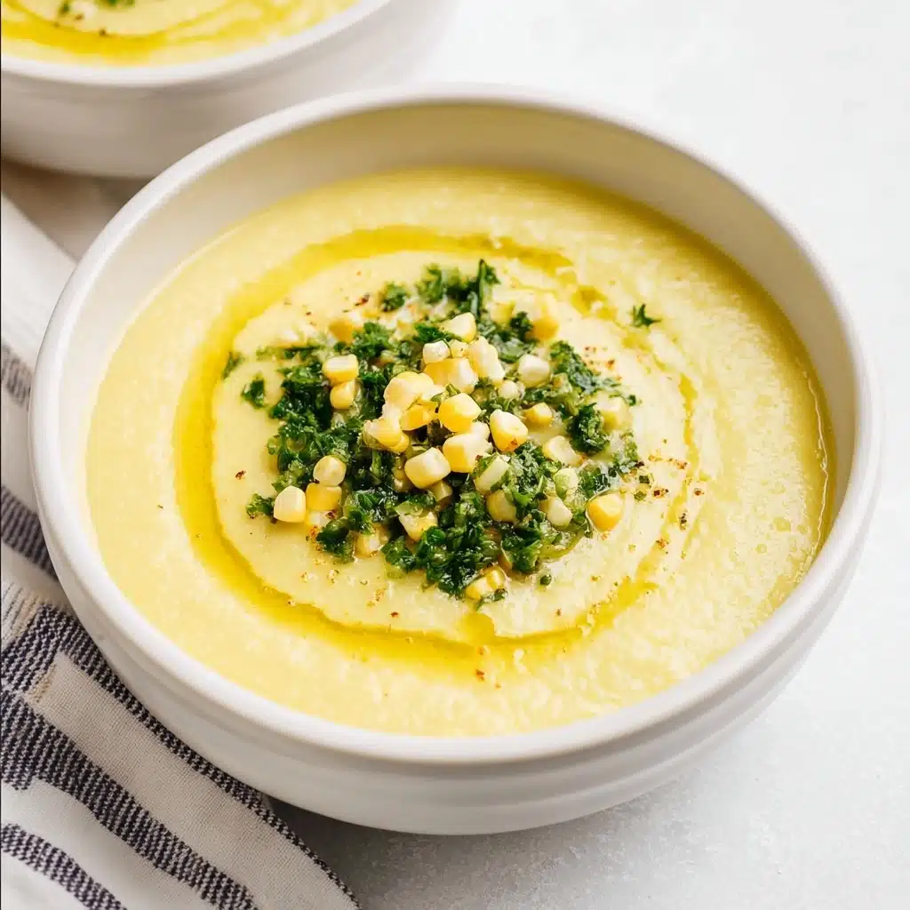 Corn Soup with Gremolata Recipe