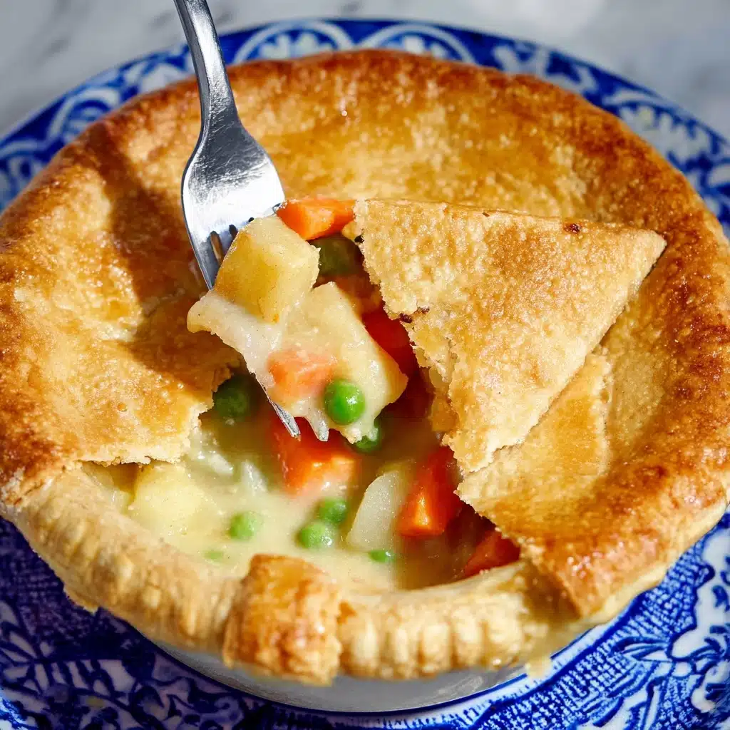 Air Fryer Frozen Chicken Pot Pie Recipe - Recipe Image