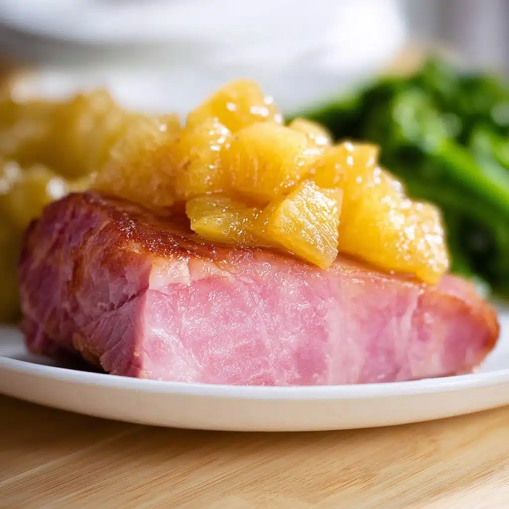 Air Fryer Ham Steak Recipe